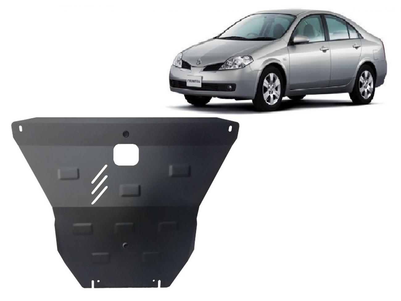 Hasplåt Stål Motor+ | Nissan Primera P12 (2001-2007) - 2