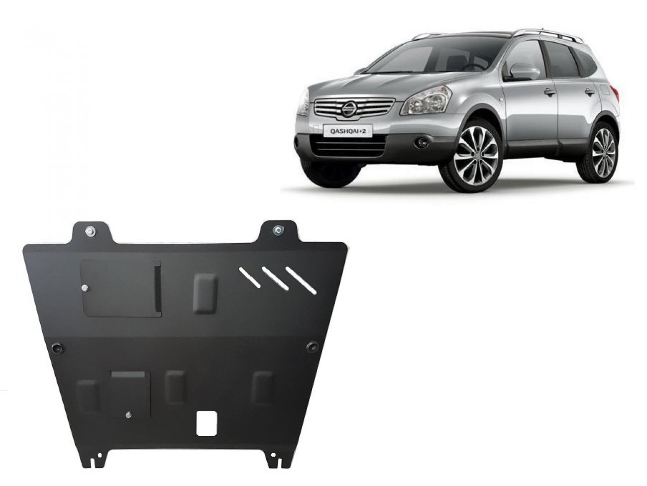 Bundplade Stål Motor+ | Nissan Qashqai J10 (2006-2013) - 2