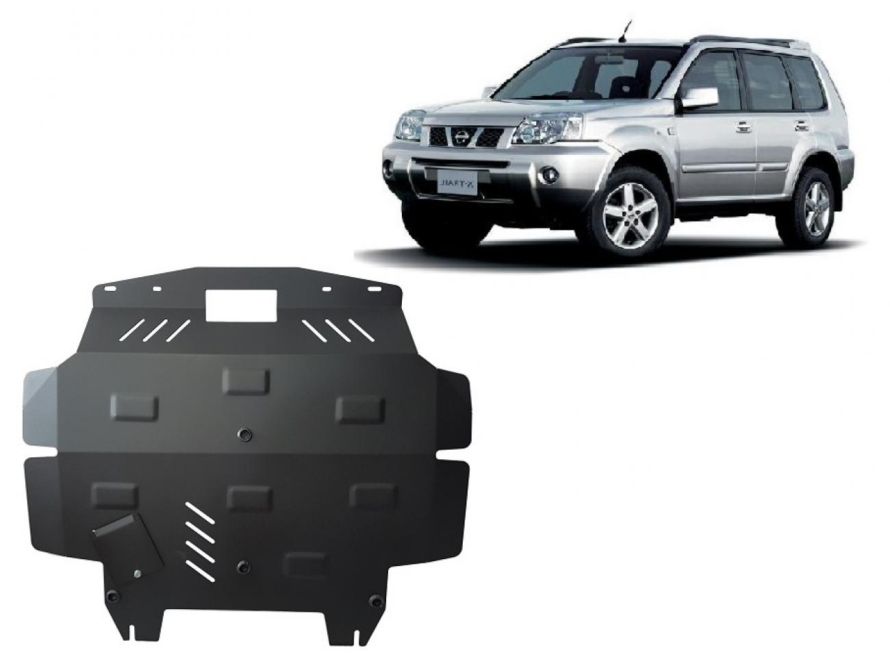 Hasplåt Stål Motor+ | Nissan X-Trail T30 (2001-2007) - 2