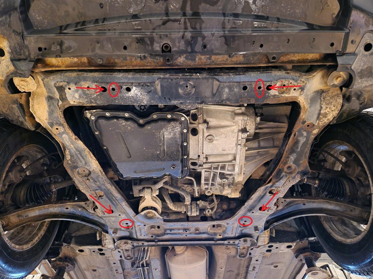 Hasplåt Stål Motor+ | Nissan X-Trail T31 - Vers 2.0 (2007-2013) - 4
