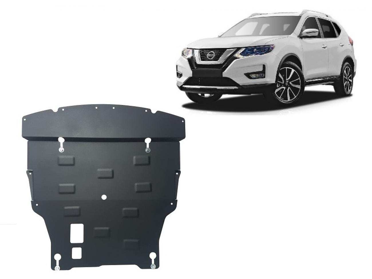 Bundplade Stål Motor+ | Nissan X-Trail T32 (2013-2022) - 2