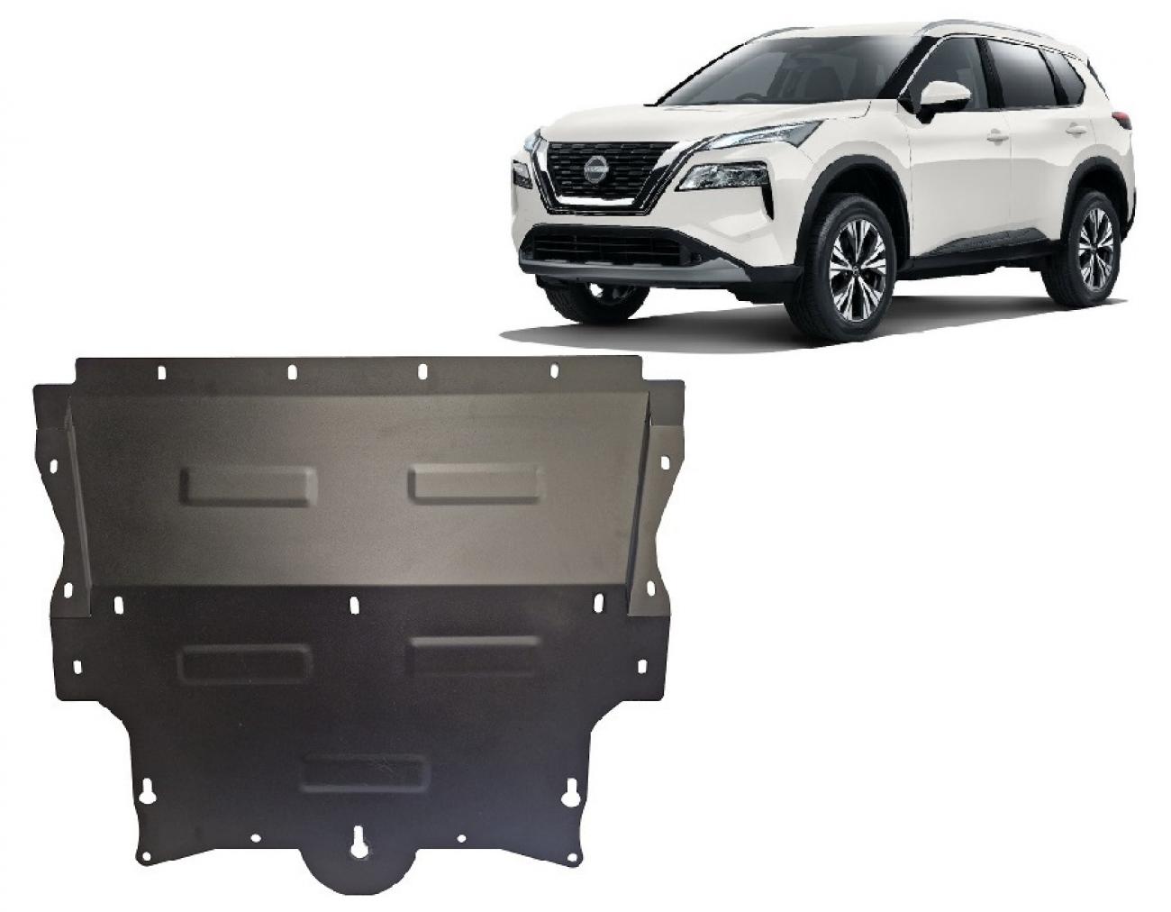 Bundplade Stål Motor+ | Nissan X-Trail T33 (2021-2026) - 2