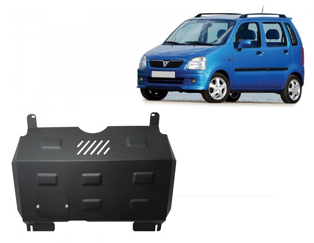 Pohjapanssari Teräs Moottori+ | Opel Agila (H00) (2000-2007) - 2