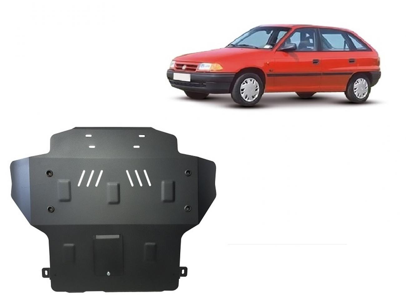 Hasplåt Stål Motor+ | Opel Astra F (1991-1996) - 2