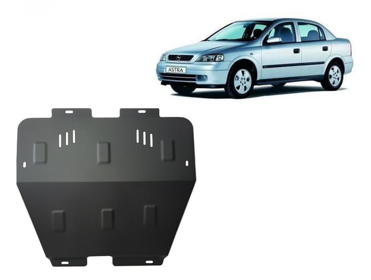 Hasplåt Stål Motor+ | Opel Astra G (1997-2004) - 2