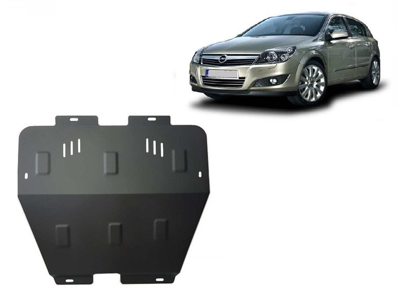 Hasplåt Stål Motor+ | Opel Astra H (2004-2010) - 2
