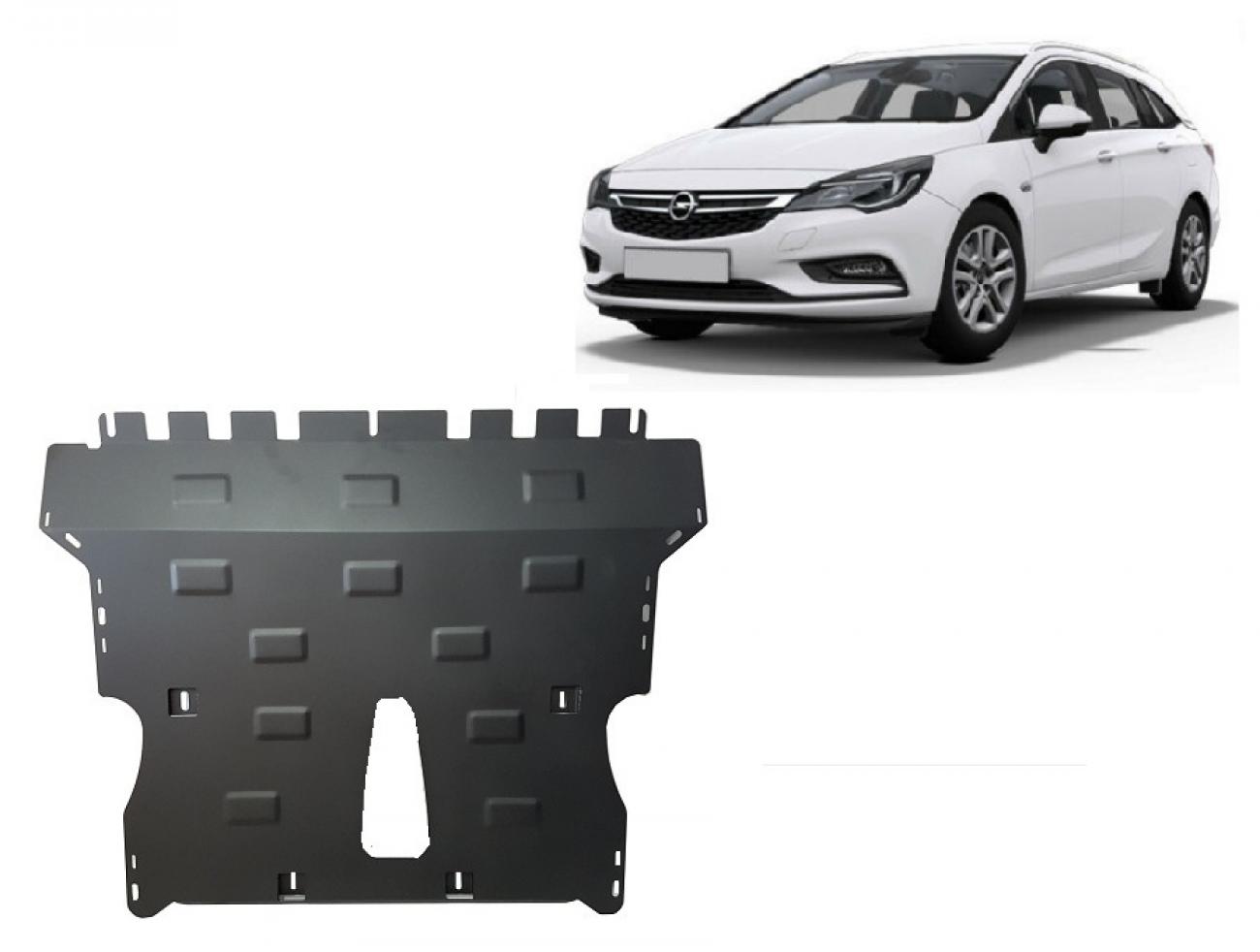 Hasplåt Stål Motor+ | Opel Astra K (2015-2022) - 2