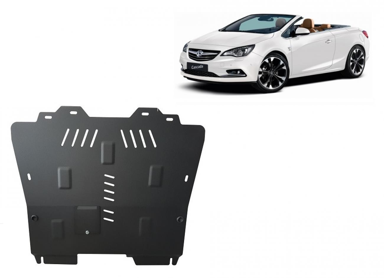 Pohjapanssari Teräs Engine+ | Opel Cascada (2013-2019) - 2