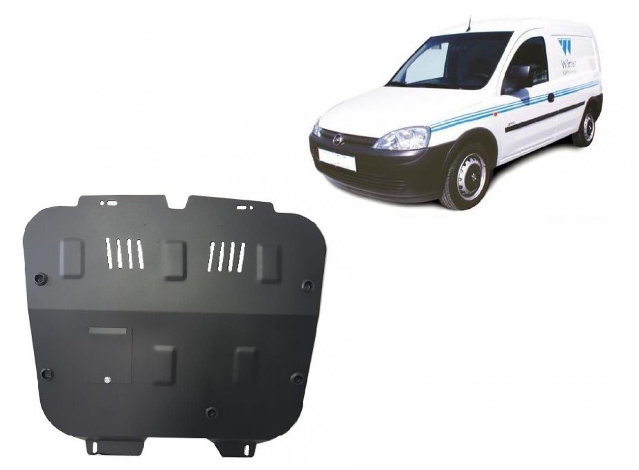 Hasplåt Stål Motor+ | Opel Combo C (2000-2010) - 2