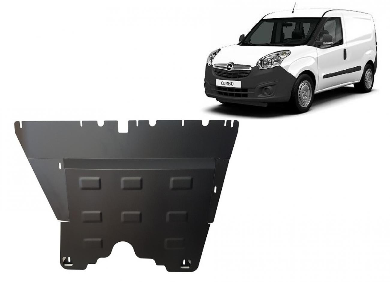 Hasplåt Stål Motor+ | Opel Combo D (2010-2017) - 2