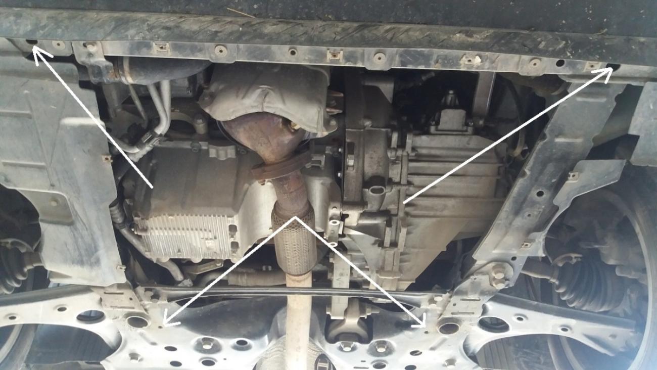 Hasplåt Stål Motor+ | Opel Combo D (2010-2017) - 4