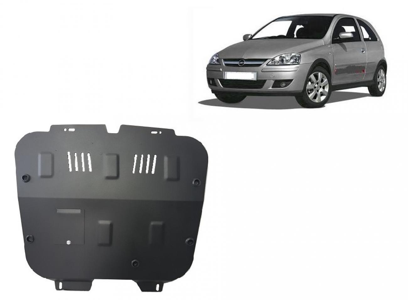 Hasplåt Stål Motor+ | Opel Corsa C (2000-2006) - 2