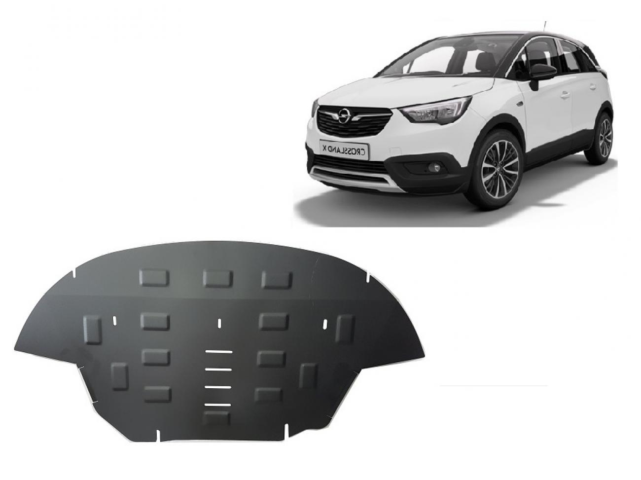 Bundplade Stål Motor+ | Opel Crossland X (2017-2026) - 2