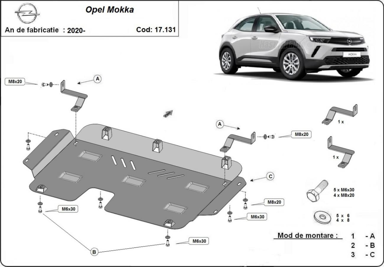 Skid plate Steel Engine+ | Opel Mokka B (2019-2026) - 3