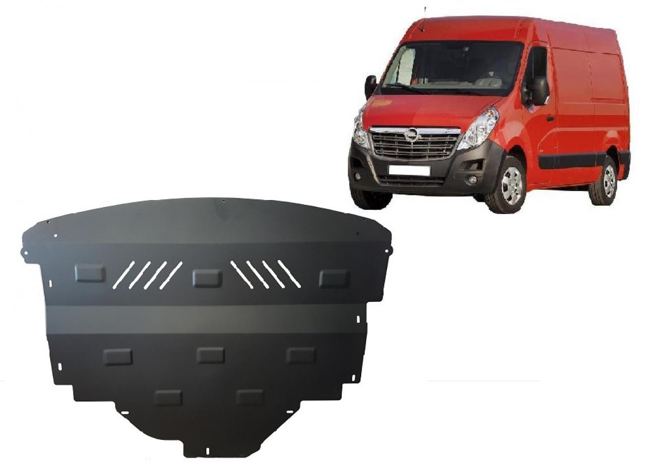 Hasplåt Stål Motor+ | Opel Movano B (2010-2020) - 2