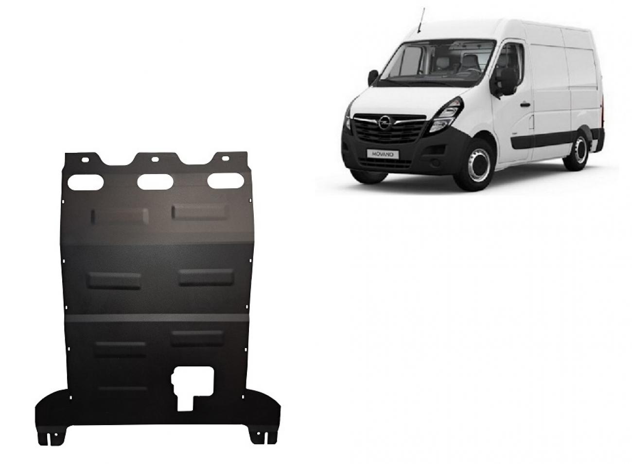 Hasplåt Stål Motor+ | Opel Movano C (2022-2026) - 2