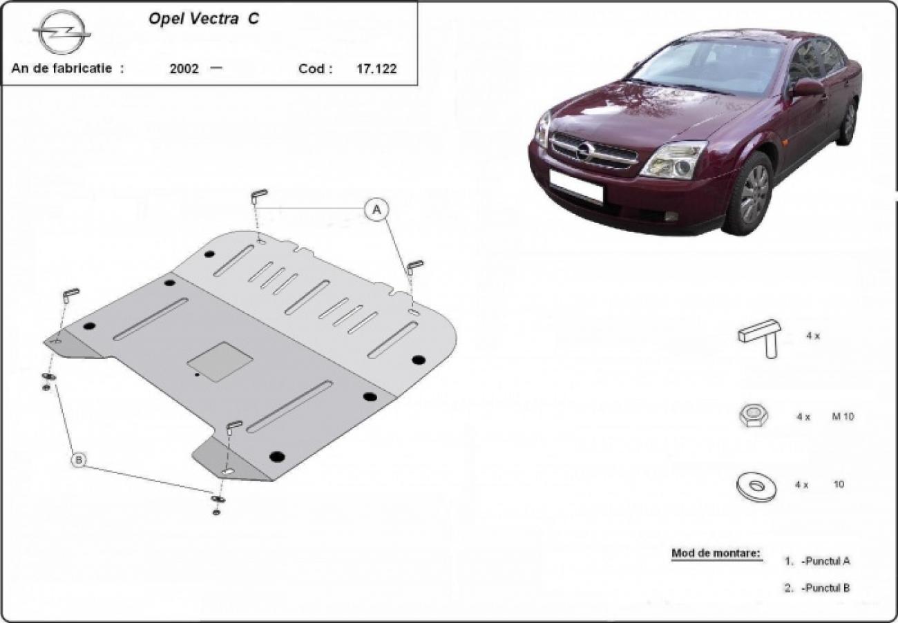 Skid plate Steel Engine+ | Opel Vectra C (2002-2008) - 3