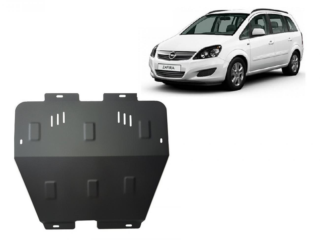 Hasplåt Stål Motor+ | Opel Zafira B (2005-2011) - 2