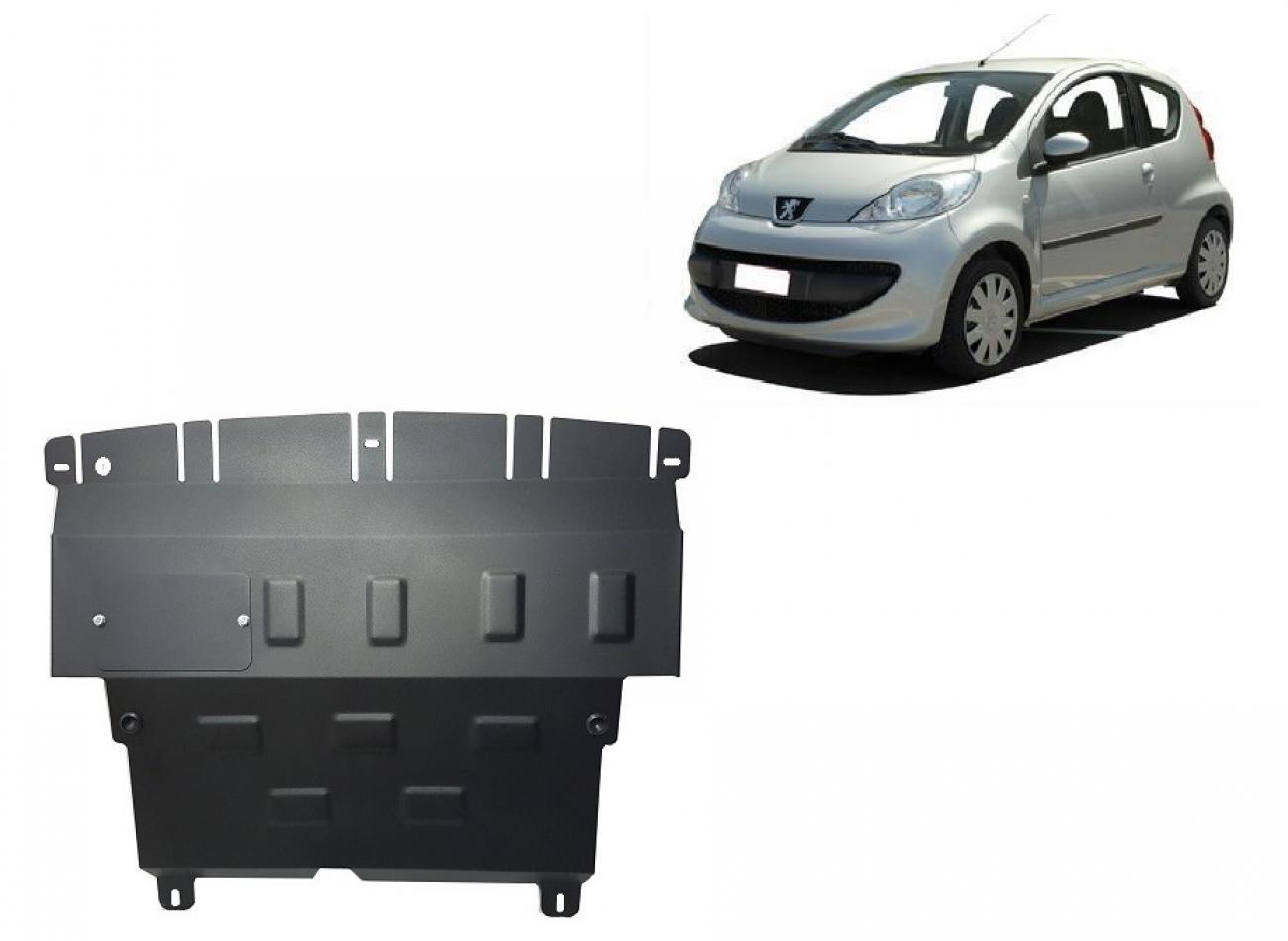 Hasplåt Stål Motor+ | Peugeot 107 (2006-2014) - 2