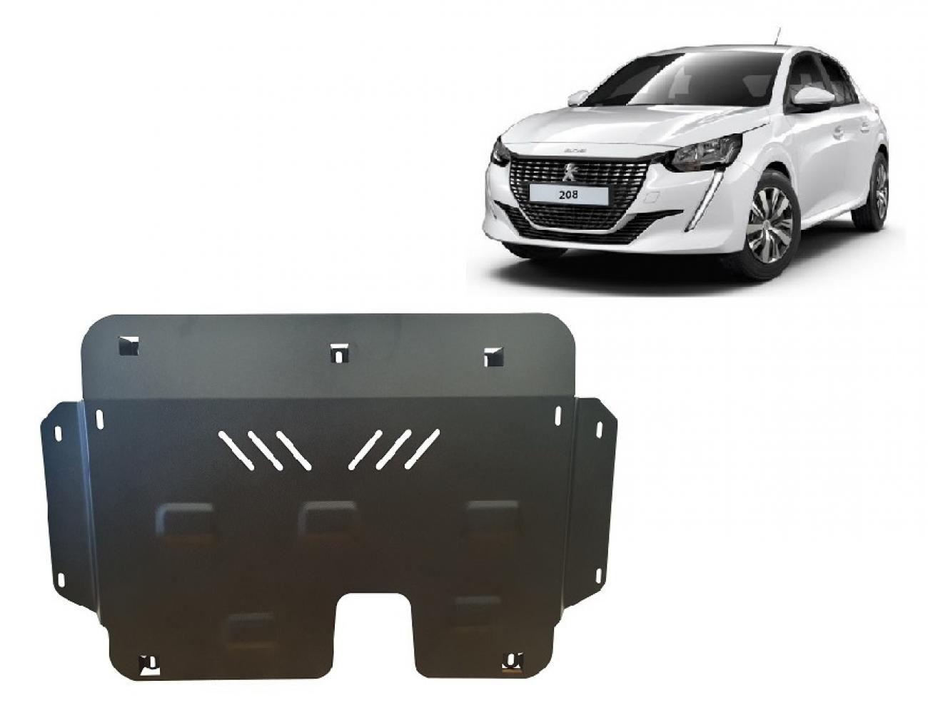 Pohjapanssari Teräs Moottori+ | Peugeot 208 (2019-2026) - 2
