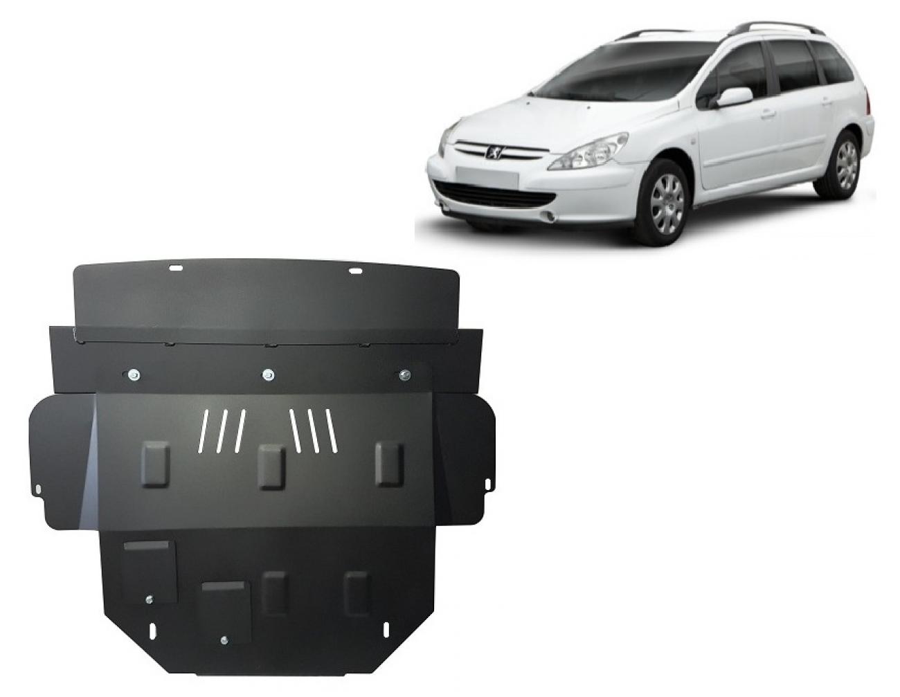 Pohjapanssari Teräs Engine+ | Peugeot 307 (2001-2008) - 2