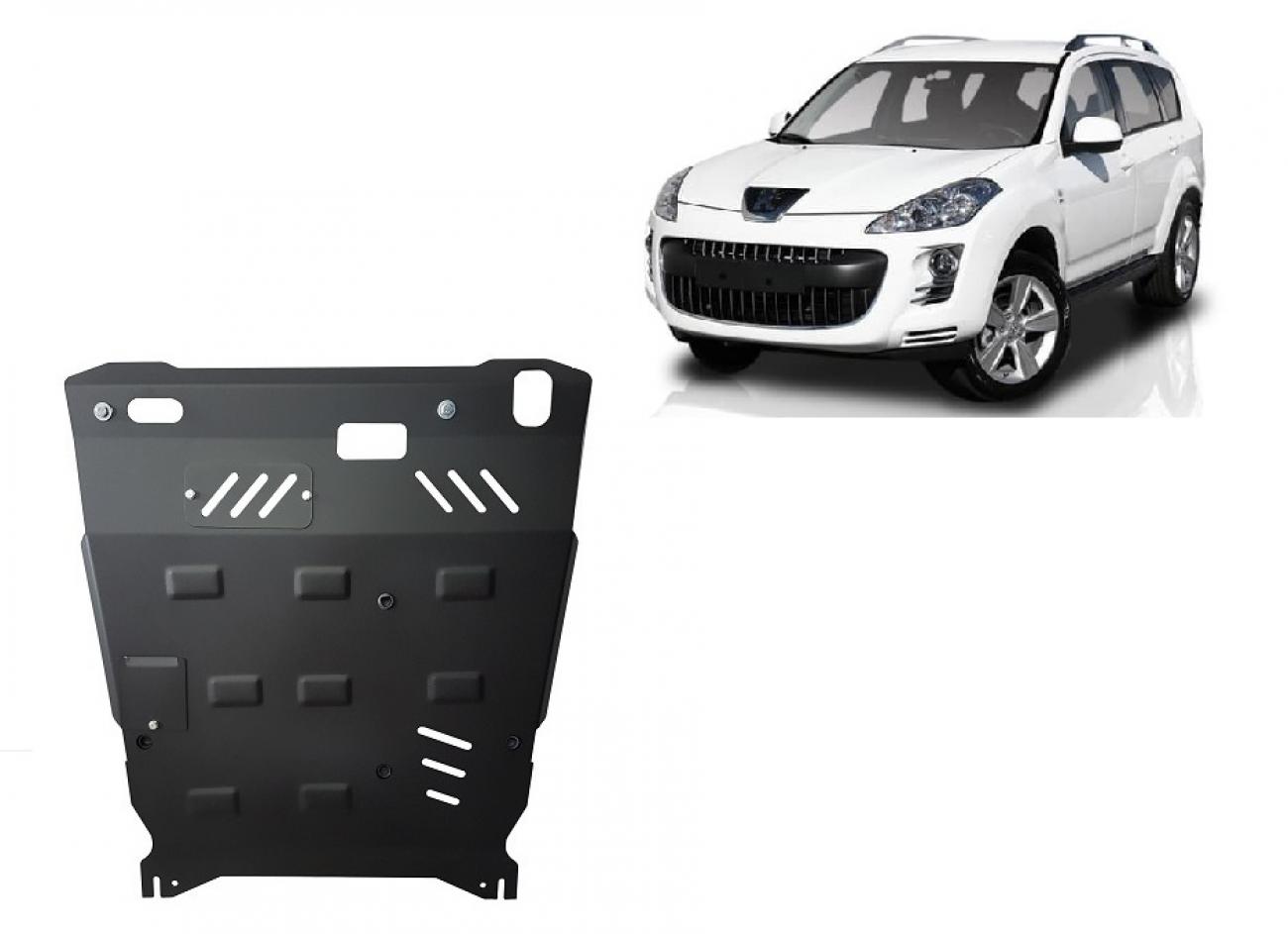Skid plate Steel Engine+ | Peugeot 4007 (2007-2012) - 2