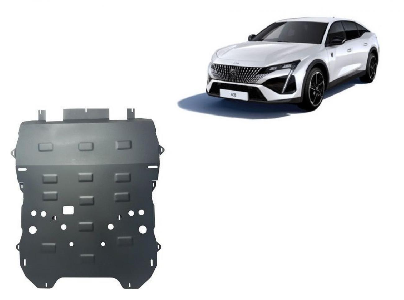 Skid plate Steel Engine+ | Peugeot 408 (2022-2026) - 2