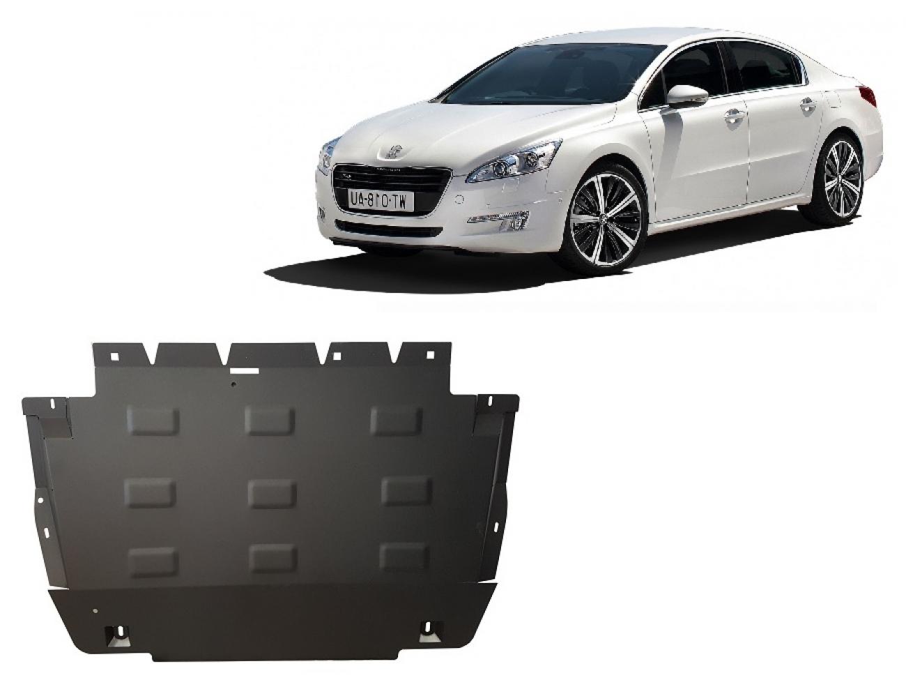 Hasplåt Stål Motor+ | Peugeot 508 (2010-2018) - 2