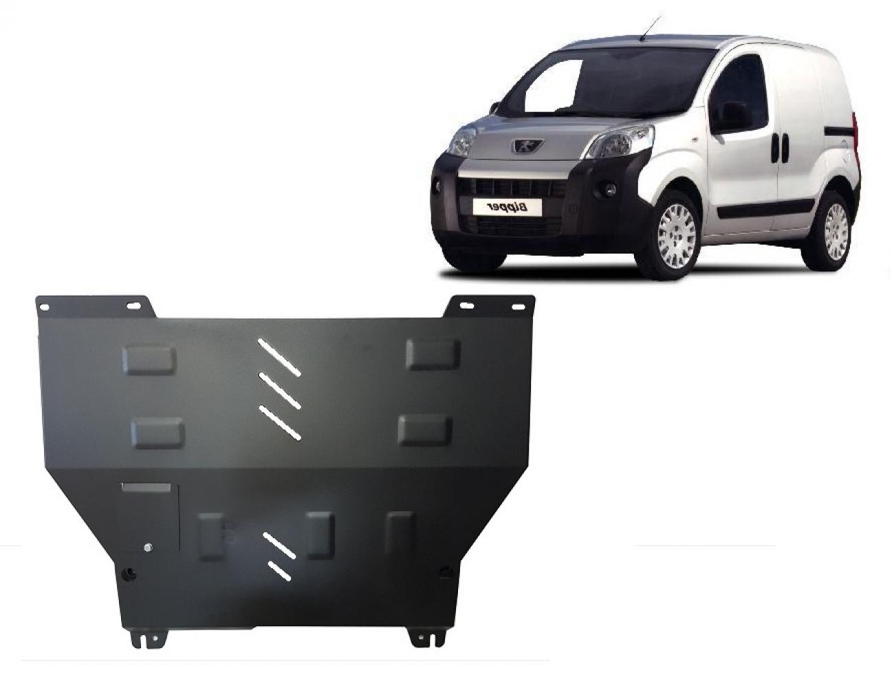 Hasplåt Stål Motor+ | Peugeot Bipper (2007-2021) - 2