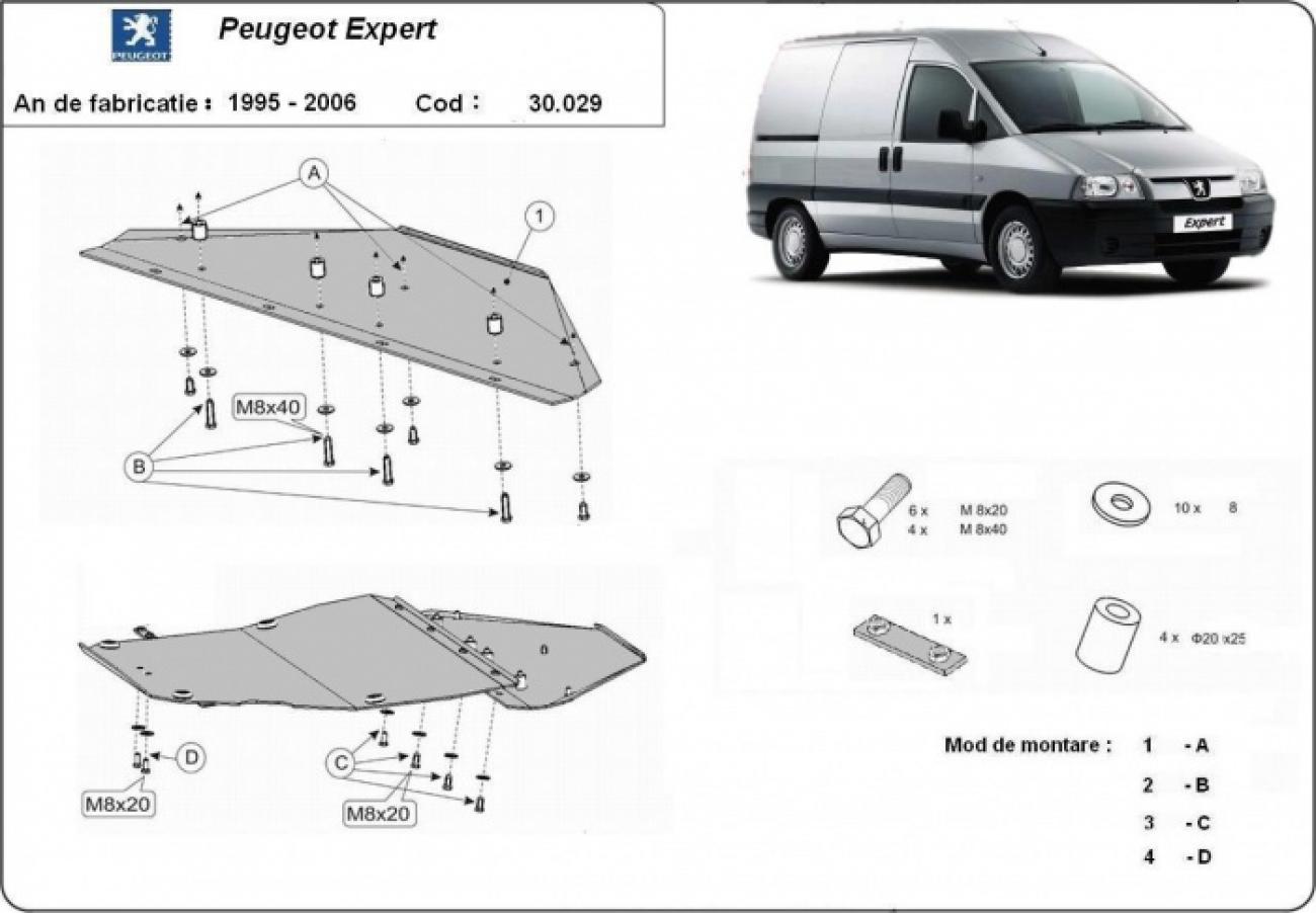 Skid plate Steel Engine+ | Peugeot Expert (1995-2006) - 3