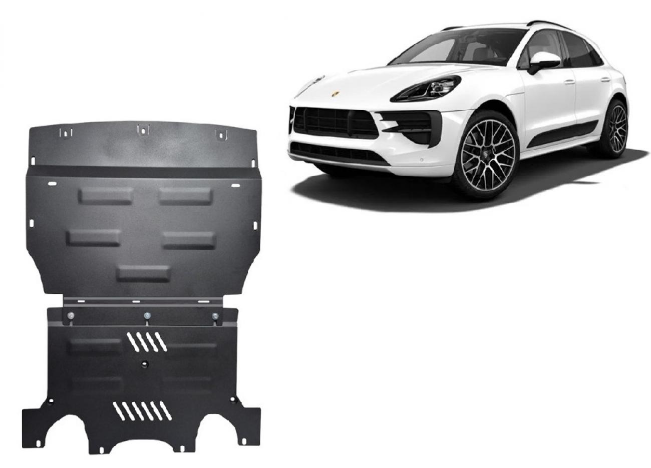 Skid plate Steel Engine+ | Porsche Macan (2014-2026) - 2