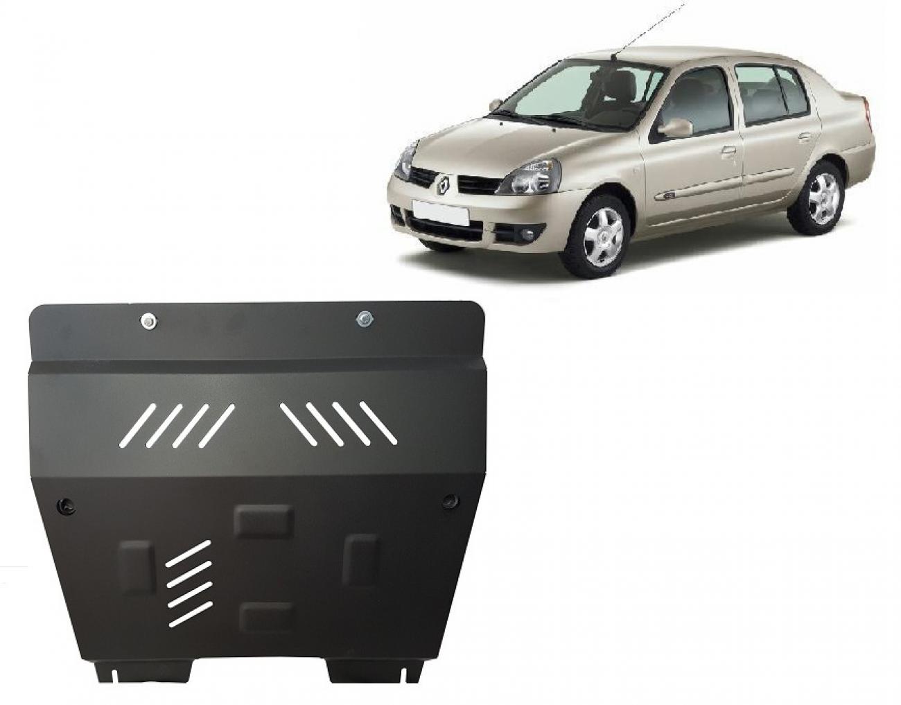 Bunnplate Stål Motor+ | Renault Clio 2 (1997-2007) - 2