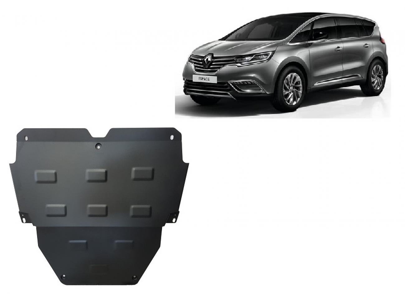 Skid plate Steel Engine+ | Renault Espace 5 (2015-2026) - 2
