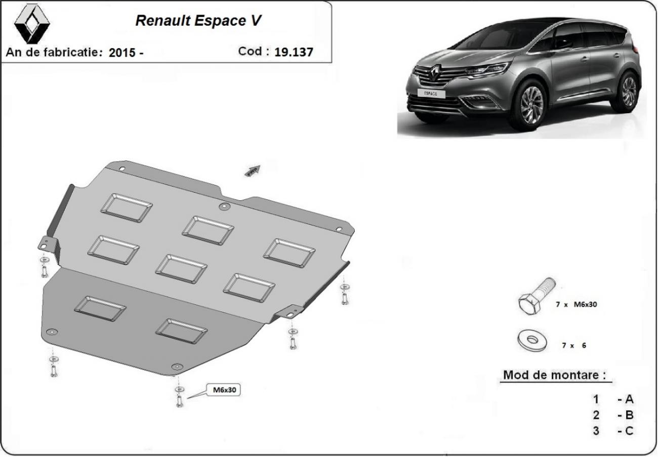 Skid plate Steel Engine+ | Renault Espace 5 (2015-2026) - 3