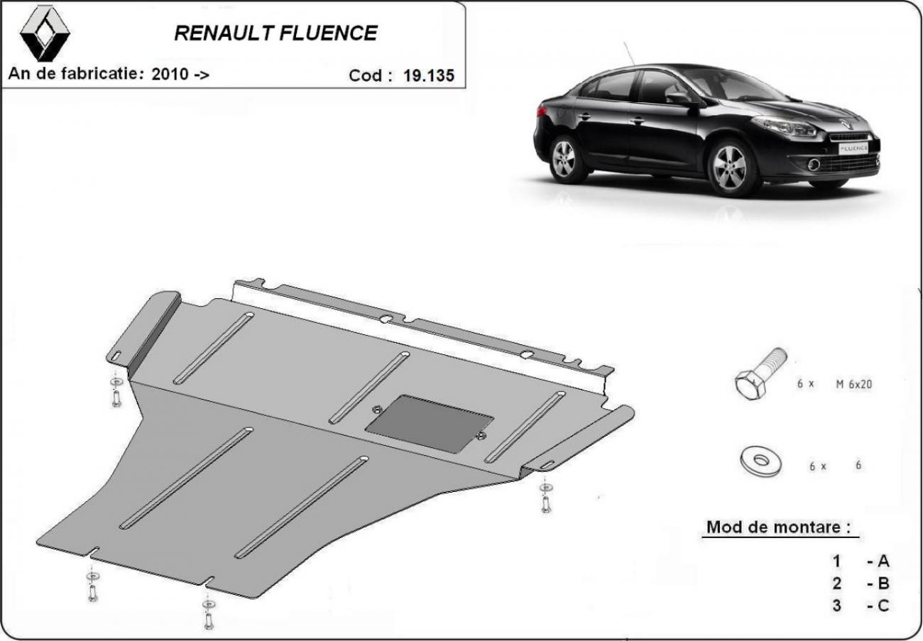 Bundplade Stål Motor+ | Renault Fluence (2010-2015) - 3