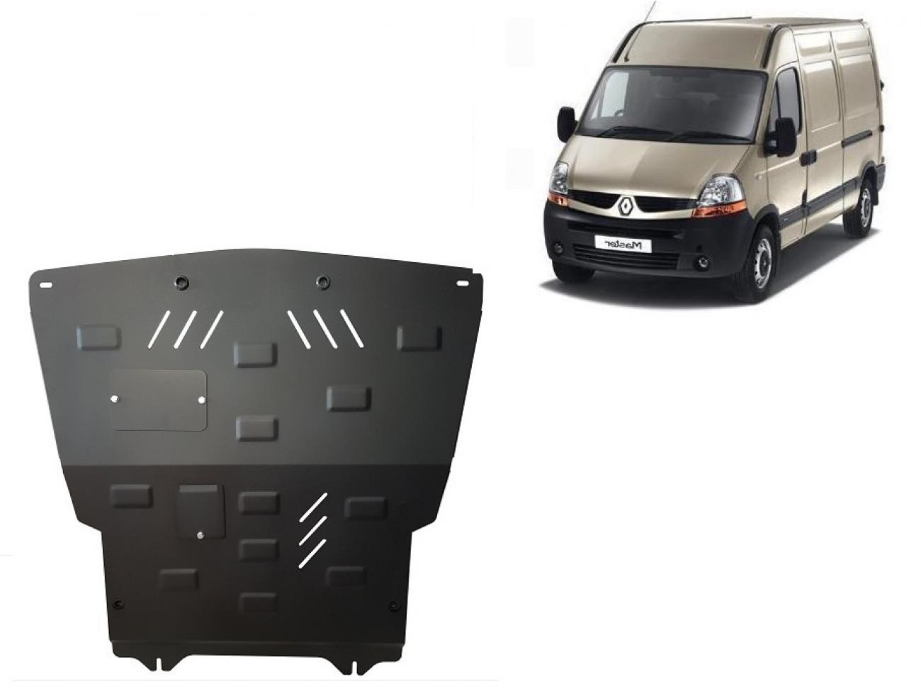 Hasplåt Stål Motor+ | Renault Master 2 (1998-2010) - 2