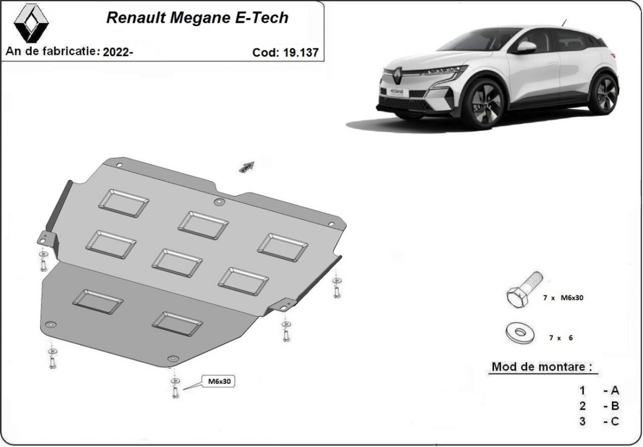Pohjapanssari Teräs Moottori+ | Renault Megane E-Tech (2022-2026) - 3