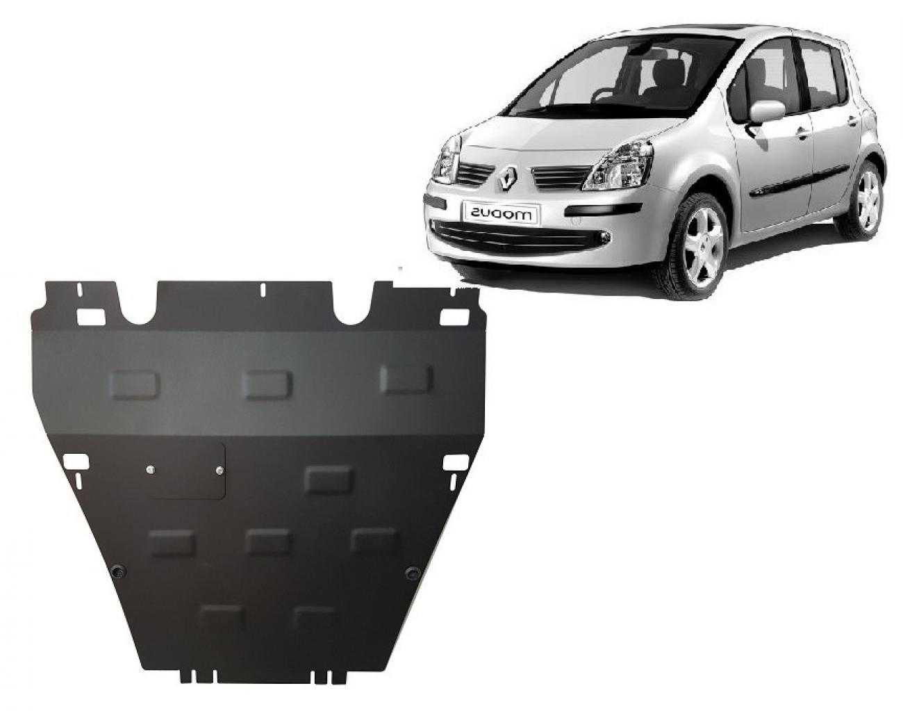 Hasplåt Stål Motor+ | Renault Modus (2004-2012) - 2