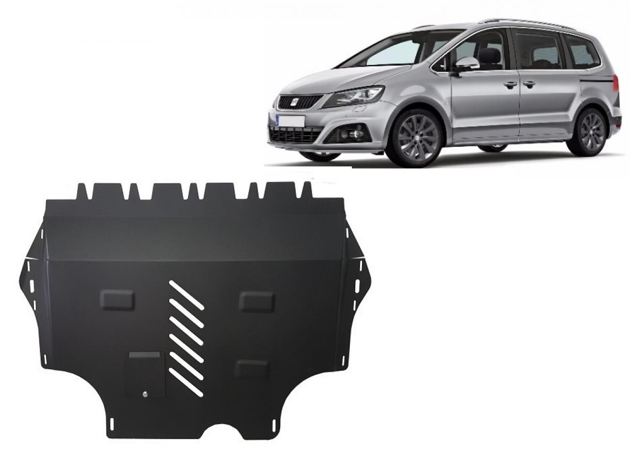 Hasplåt Stål Motor+ | Seat Alhambra (2010-2020) - 2