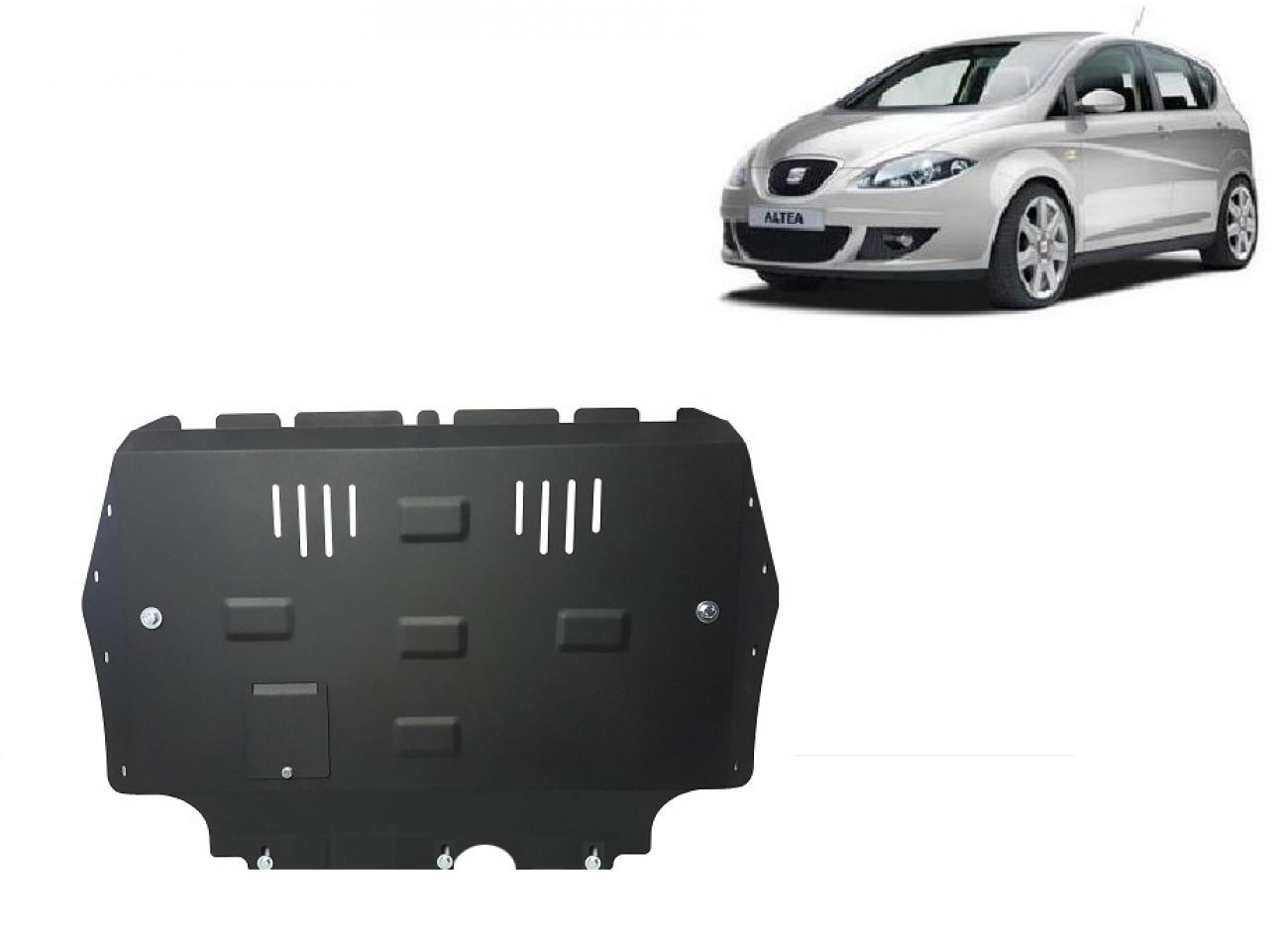 Bundplade Stål Motor+ | Seat Altea (2006-2015) - 2