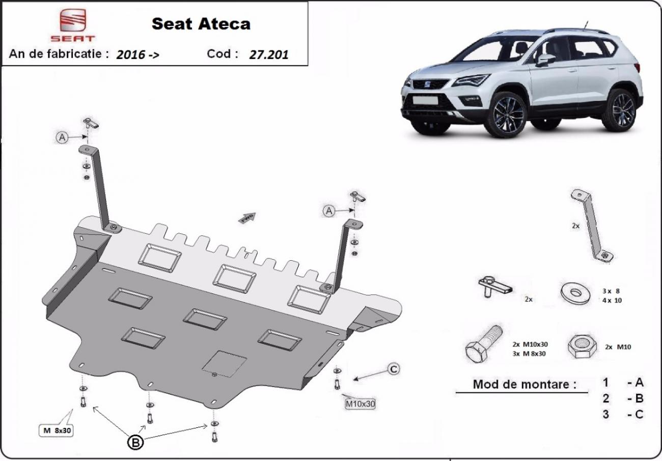 Skid plate Steel Engine+ | Seat Ateca (2016-2026) - 3