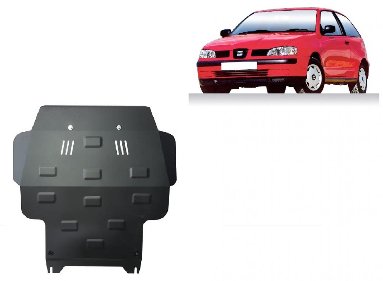 Bunnplate Stål Motor+ | Seat Ibiza (1993-2002) - 2