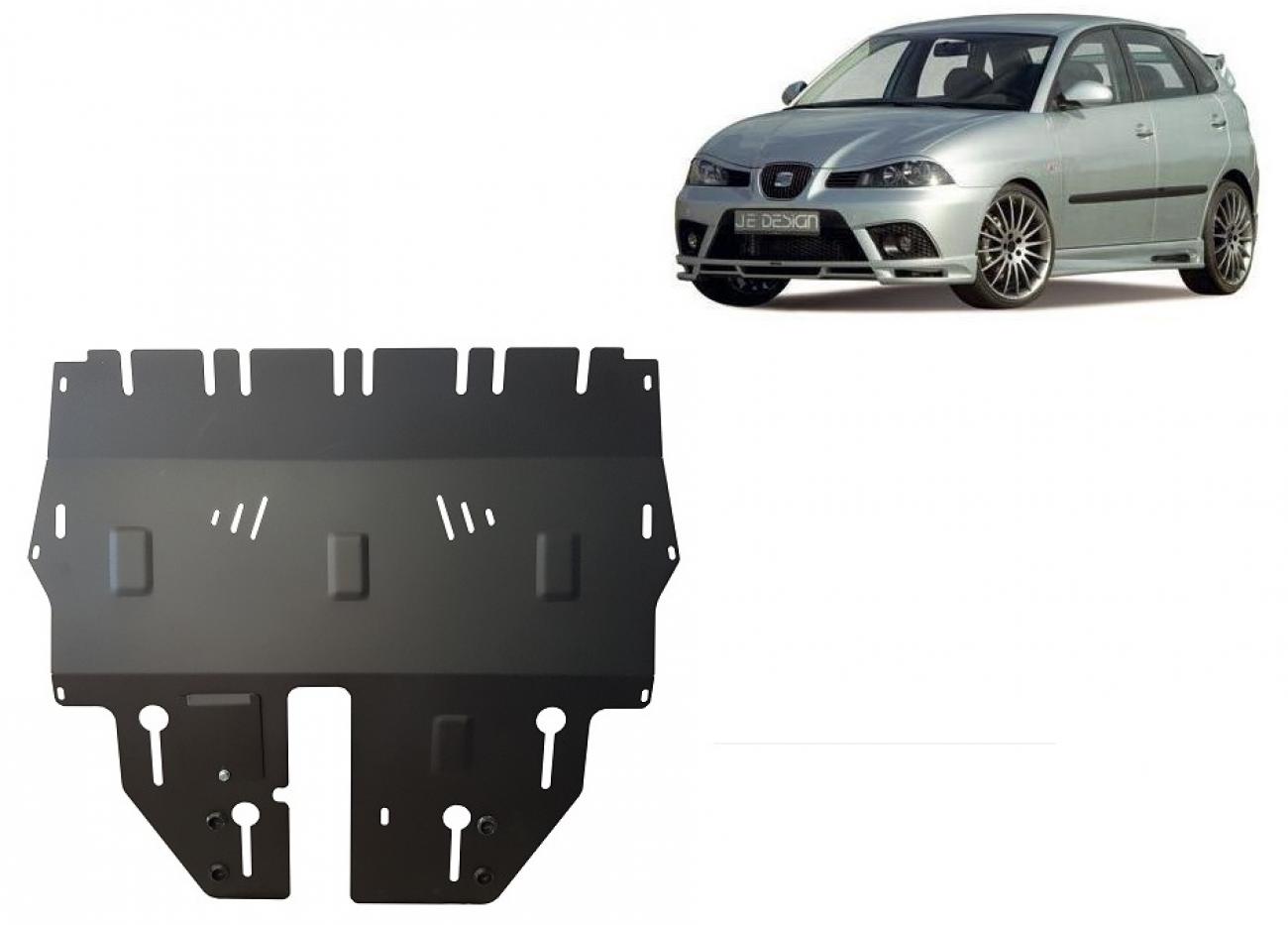 Bundplade Stål Motor+ | Seat Ibiza Petrol (2002-2017) - 2