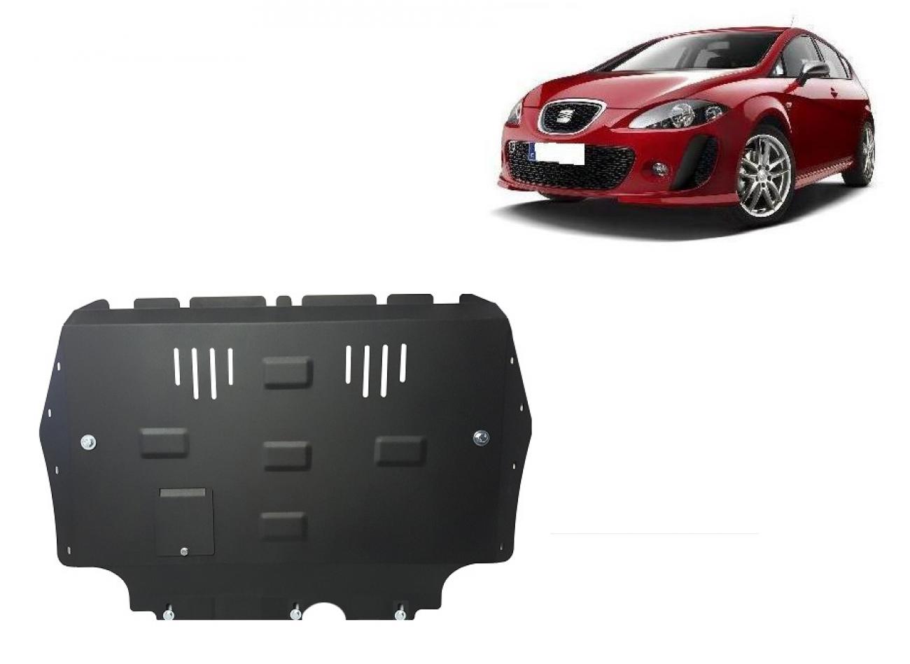 Bundplade Stål Motor+ | Seat Leon Mk2 (2005-2010) - 2