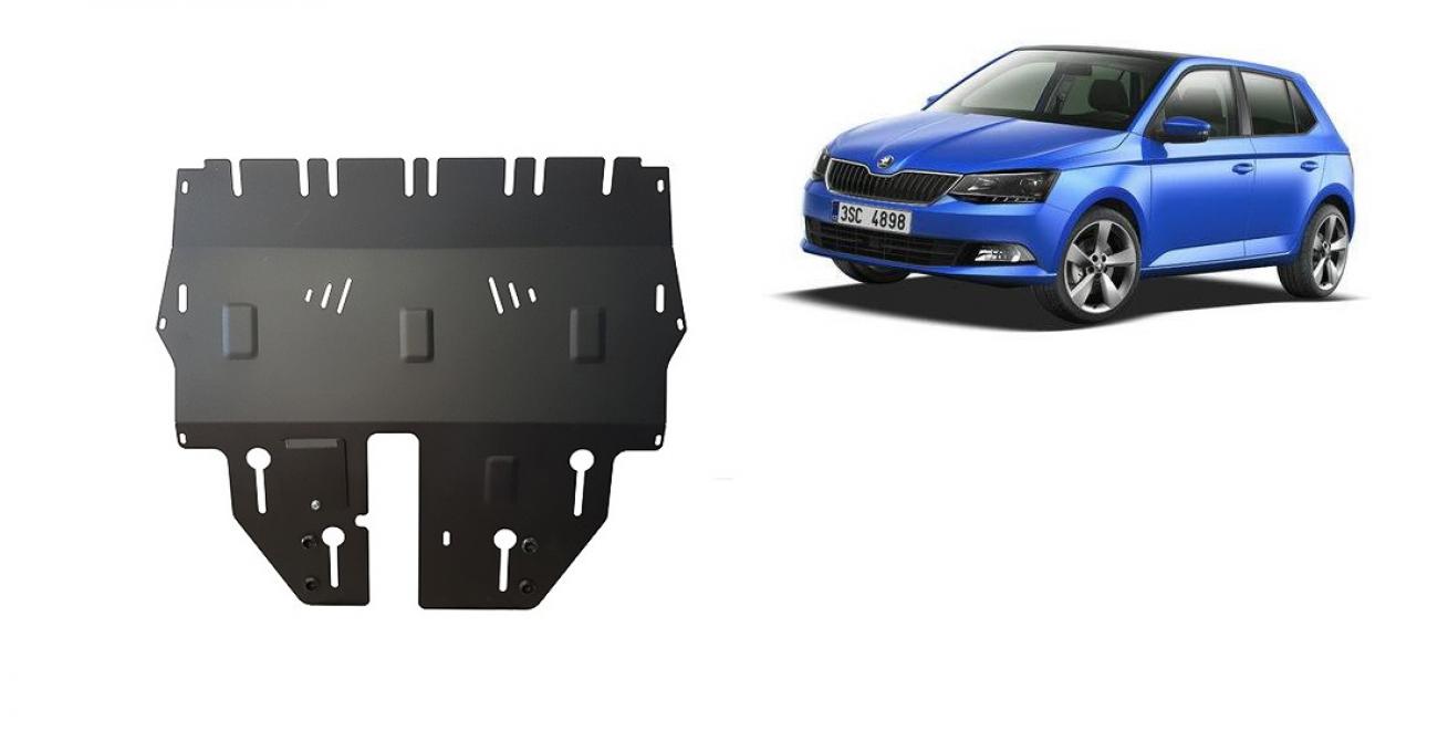 Hasplåt Stål Motor+ | Skoda Fabia 3 (2015-2021) - 2