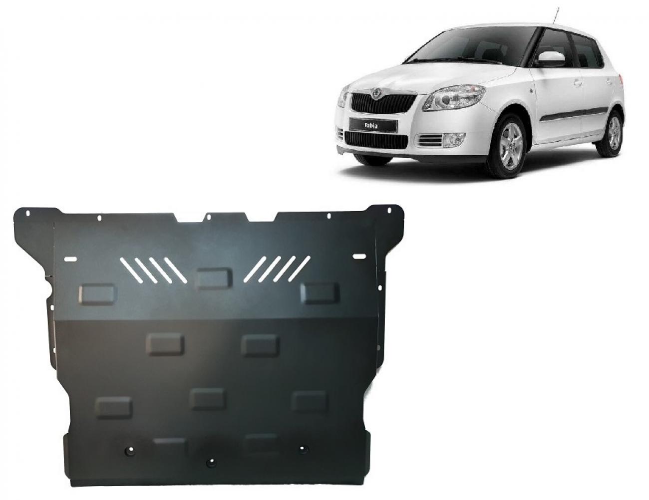 Hasplåt Stål Motor+ | Skoda Fabia (2021-2026) - 2