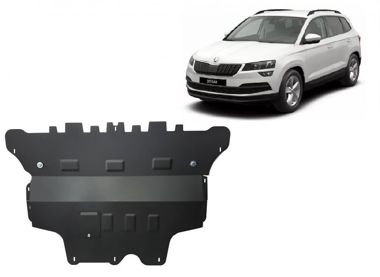 Pohjapanssari Teräs Moottori+ | Skoda Karoq - - Autom. (2017-2026) - 2