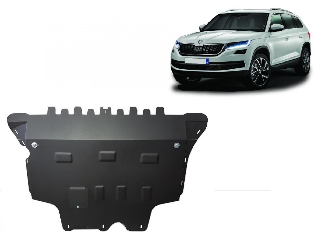 Skid plate Steel Engine+ | Skoda Kodiaq (2016-2024) - 2