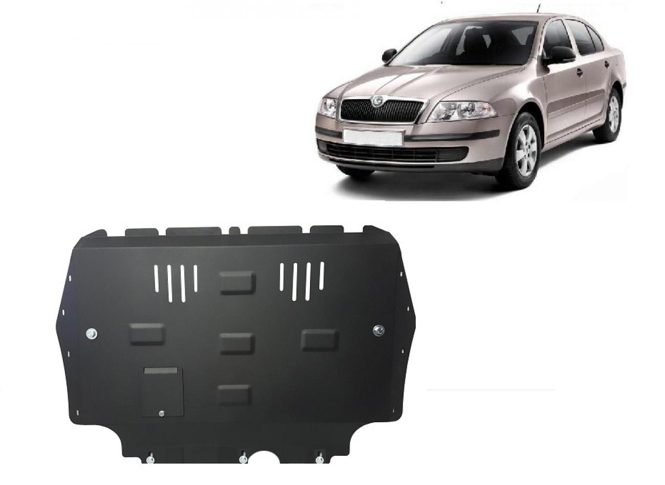 Skid plate Steel Engine+ | Skoda Octavia 2 (2004-2012) - 2