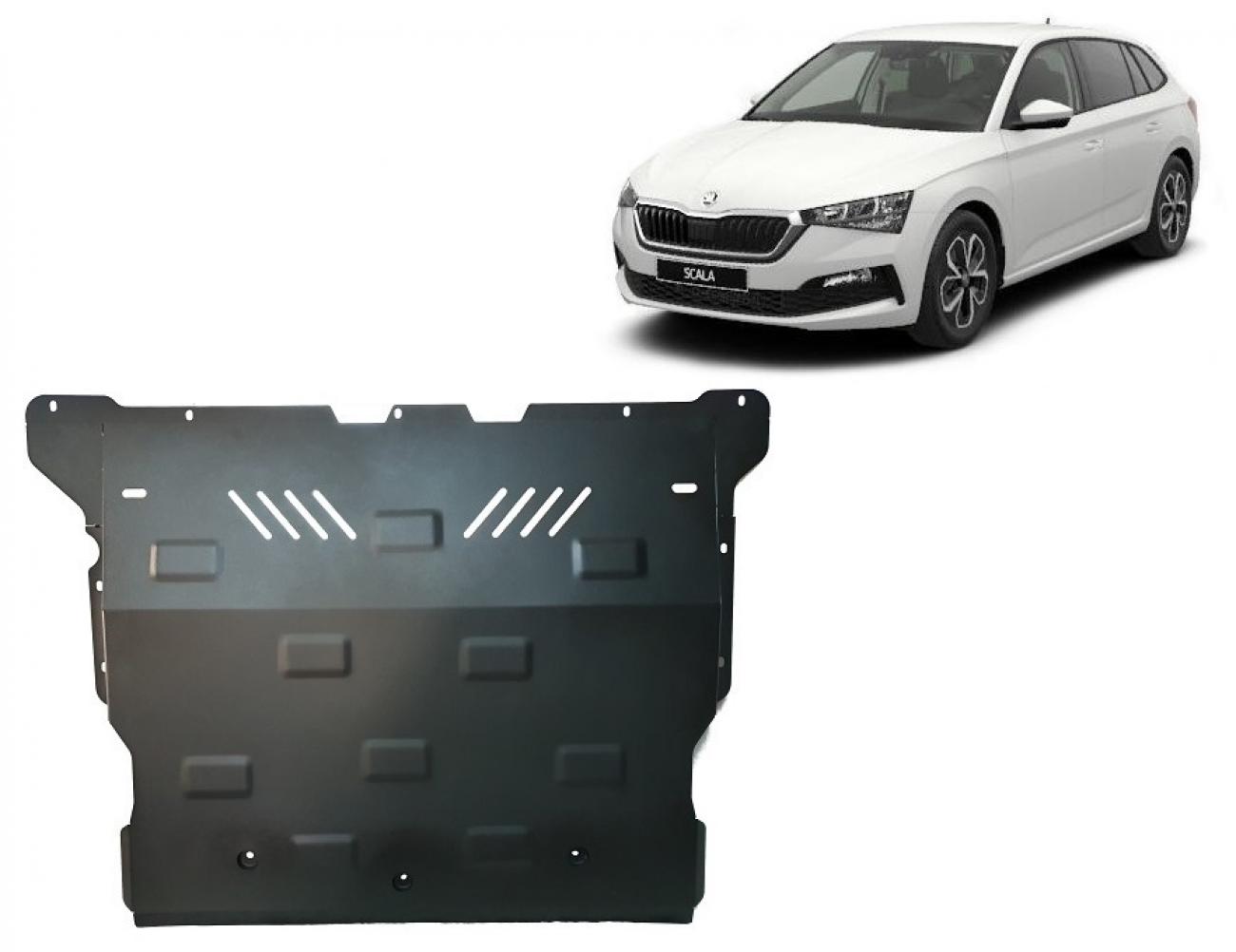 Skid plate Steel Engine+ | Skoda Scala (2019-2026) - 2